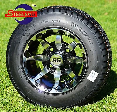 GOLF CART 10  VORTEX WHEELS/RIMS And 205/50-10 DOT LOW PROFILE TIRES (4)  • $449