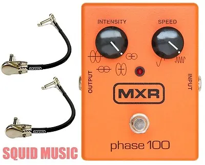 MXR M107 Phase 100 Guitar Effects Pedal 10 Stages Phase ( 2 MXR PATCH CABLES ) • $149.99