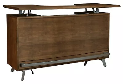 Howard Miller Cosmopolitan Bar 693045 Walnut Matte Home Liquor Bar Storage • $3749