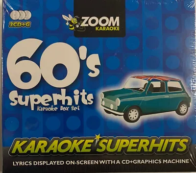 £7.95 • Buy Zoom Karaoke Superhits - 60s Superhits 3 CDG Disc Set ZSH012
