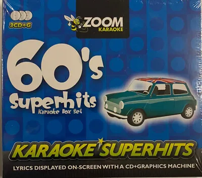 Zoom Karaoke Superhits - 60s Superhits 3 CDG Disc Set ZSH012 • £7.95