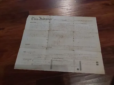 1852 Berks County PA Deed Indenture Cumru/ Spring Township Steiner/ Westley • $30