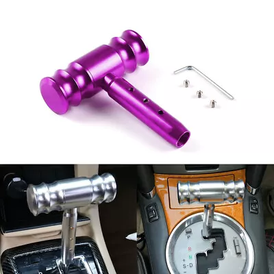 Aluminum Shift Knob Aircraft Joystick T-Handle Hammer Style Car Gear Stick Knob • $14.69