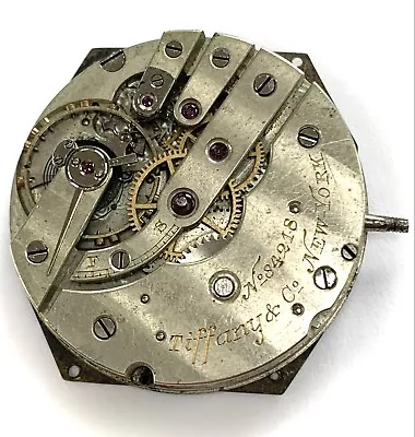 GORGEOUS High-End Vintage TIFFANY & CO New York Watch MOVEMENT Possibly PATEK • $76