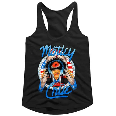 Motley Crue Cartoon Girls Legs Women's Tank Top Heavy Metal Rock Concert Merch • $28.50