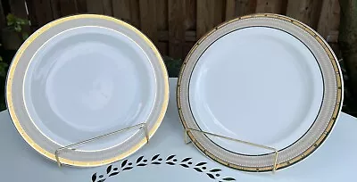 Mikasa CAMBRIDGE Y0501 Dinner Plates 10-1/2” Set Of Two (2) 2000-2007  READ! • $16