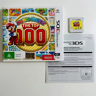 Mario Party: The Top 100 - Nintendo 3DS - Free Tracked Post • $59