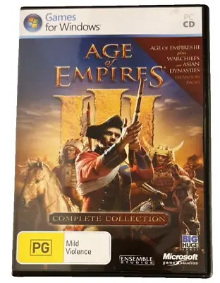 AGE OF EMPIRES III COMPLETE COLLECTION PC Game Includes Warchiefs Dynasties Keys • $19.49