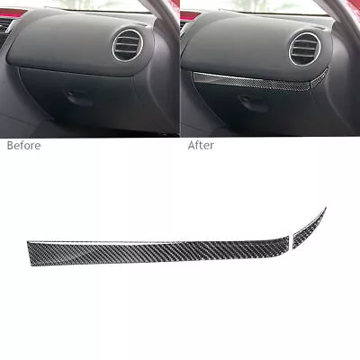 2Pcs Carbon Fiber Co-pilot Dashboard Panel Cover Trim For Mazda RX8 RX-8 2004-08 • $16.90