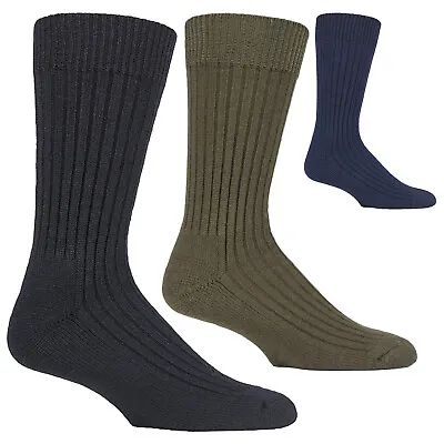 Mens Wool Blend Winter Military Action Army Socks For Cold Weather • £8.99