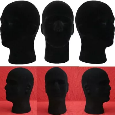 Male Mannequin Styrofoam Foam Manikin Head Model Wigs Glasses Cap Display I4H9 • $12.17