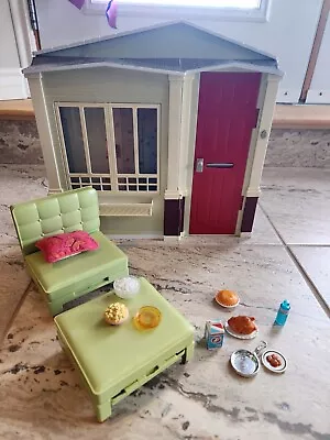 Vintage Barbie Totally Real Fold- Up Doll House Mattel 2005 *Makes Sounds* • $43.90