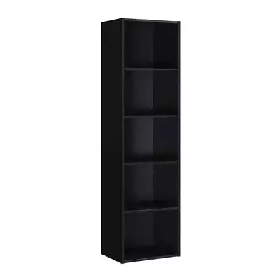 HODEDAH Bookcase Multipurpose Unit Particle Board Vertical Orientation 5-Shelf • $57.67