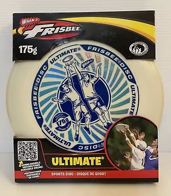£13.57 • Buy Wham-O 175g Ultimate Frisbee Disc Off White With Blue Iridescent Foil, New