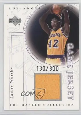 2000 Los Angeles Lakers The Master Collection Game Jersey /300 James Worthy HOF • $103.75