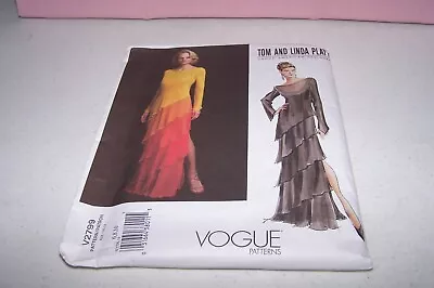 Vogue American Designer #v2799-tom & Linda Platt-ladies Dress Pattern 6810 New • $24.98