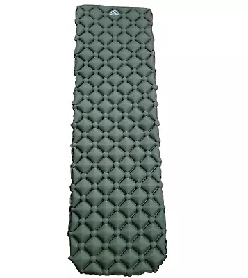 Tame Lands Army Green Sleeping Pad For Camping Ultralight Backpacking • $20