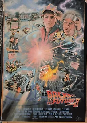 Gustavo Barroni Back To The Future Part 2 Screen Print Mondo Style Movie Poster • $149.99