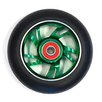 BulletProof Scooter Wheel - Alloy Metal Core - 100mm - ABEC 9 Bearings - GREEN • $19.40