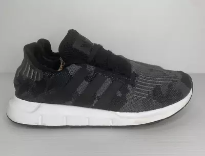 $39.95 • Buy Women's ADIDAS 'Swift Run' Size 6 US Runners Shoes Black Grey Camouflage