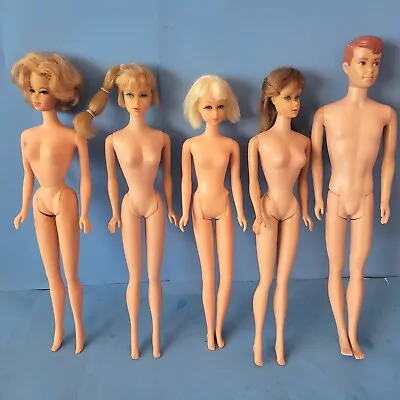 Vintage Barbie Doll Lot MOD Era Francie Casey Alan Blonde Barbie Brunette Barbie • $375