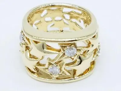 $2999.95 • Buy Jose Hess 18K Yellow Gold Diamond Star Ring Size 6.25 (AP1084478)