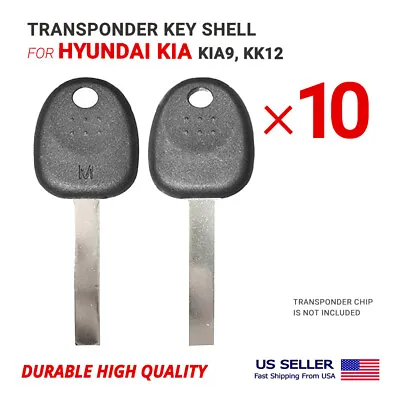 10X Transponder Key Shell Case With Blade Hyundai Kia KIA9 KK12 • $20.95