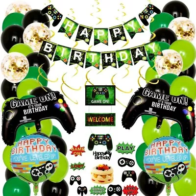 Game On Party Supplies Tableware Gaming Luxury Birthday Decoration • $5.99