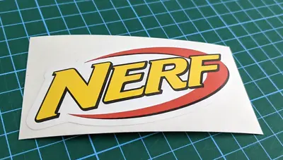 £1.49 • Buy Nerf Logo Sticker Nerf Blaster Decal
