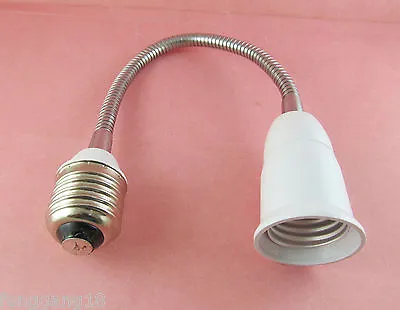 1FT 30cm E27 To E27 Light Lamp Flexible Extension Adapter Converter Screw Socket • $5.49