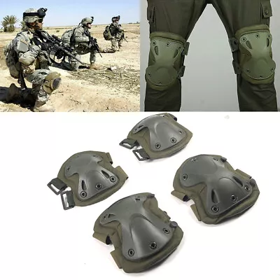 Tactical Military Army Shooting Protection Elbow & Knee Pads Outdoor Sports Pad • $13.99