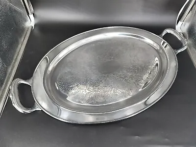 Oneida Silversmiths Serving Tray Large Raul Revere Reproduction W.M. A. Rogers • $39.37