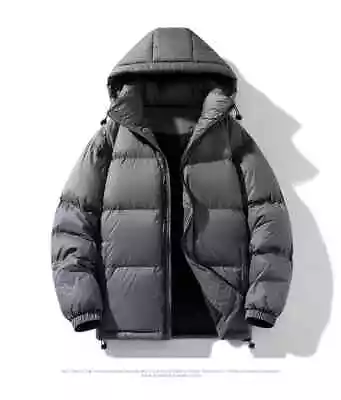 Men's 90% White Duck Down Coat Fashion Warm Casual Winter Men Thicken Winter • $93.10