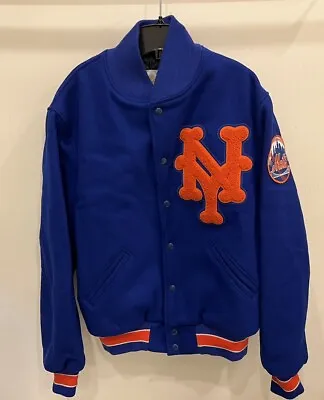 New York Mets Mitchell Ness Wool Jacket Cooperstown  Collection 1969 Champions L • $309