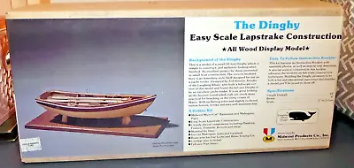 Midwest Products Dinghy Easy Scale Lapstrake Construction Kit All Wood #950 • $35