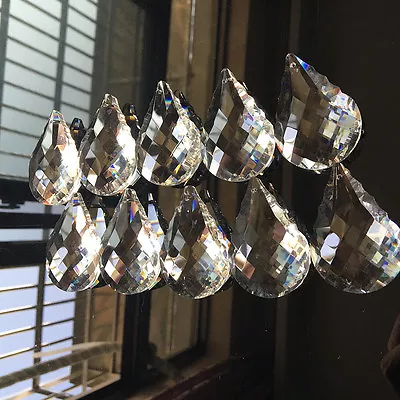 $10.98 • Buy 10Pc Chandelier Glass Crystal Suncatcher Lamp Prisms Hanging Drop DIY Pendant
