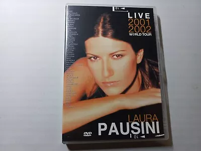 Laura Pausini Dvd Italian 2001 2002 World Tour Very Good Condition • £15.44