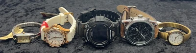 $9.99 • Buy Watches Lot Of 5 Casio Relic Armitron Timex