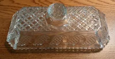 Vintage Avon Clear Cape Cod Glass Butter Dish Replacement Cover • $4.99
