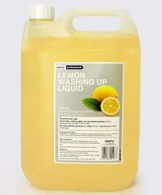 £9.99 • Buy CLEARLY PROFESSIONAL Washing Up LIQUID 5 Litres X 1