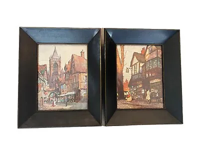 Ernest Boyle Uden 1960 Framed Metallic Foil   Pictures 2Metallic Foil Vintage • $18