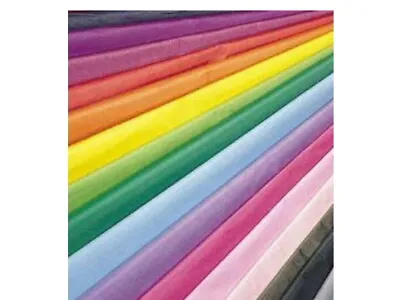 10 Large Sheets Quality Tissue Paper Acid Free 25 Colours 50x75cm • £3.25