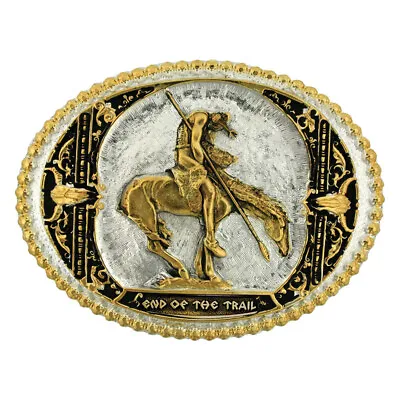 Montana Silversmiths End Of The Trail Two Tone - Acc Buckle - 60972P • $45