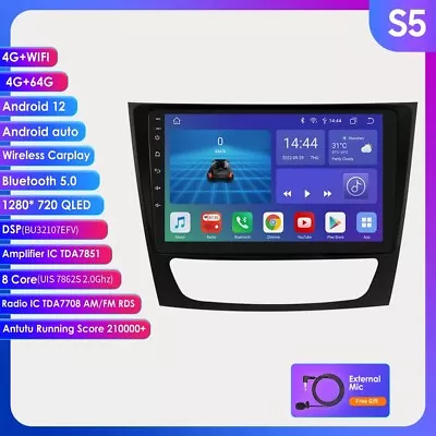 Fit Mercedes Benz E Class W211 E55 AMG E320 Android 12 Car Stereo Radio GPS 64GB • $239