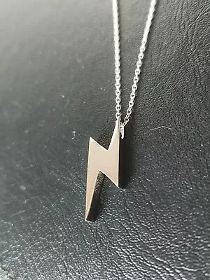 Lightning Bolt - Silver Pendant And Chain • £17.95