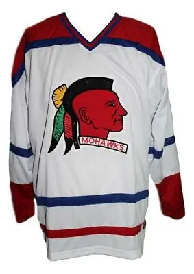 Any Name Number Muskegon Mohawks Retro Custom Hockey Jersey White • $49.99