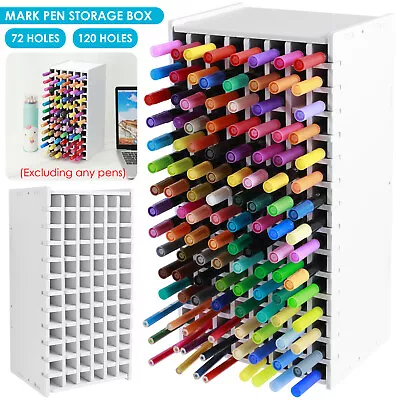 Marker Storage Organizer 72/120 Slots Marker Holder Organizer For Desk Marker  • $30.79