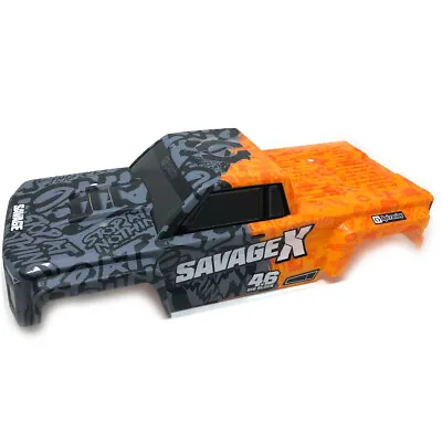 NEW HPI Sportcab Painted Truck Body Grey/Orange Savage X/4.6/GT-6 FREE US SHIP • $67.99