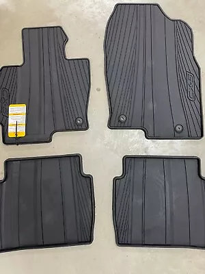 GENUINE MAZDA CX-5 2013-2016 Rubber All Weather Floor Mats (00008BR12A) • $109.95