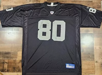 Reebok Jerry Rice Oakland Raiders Jersey 2XL Black Vintage NFL • $36.99